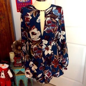 Long sleeve Floral romper